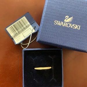 Swarovski 14k gold ring